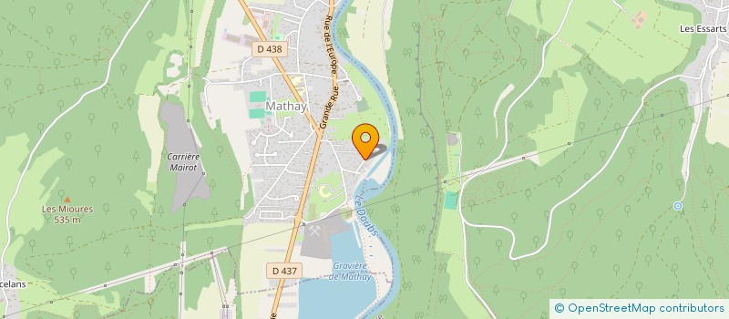 localisation de l'entreprise MONSIEUR JEAN LUC DEMASSUE  MATHAY