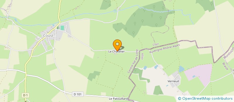 localisation de l'entreprise MONSIEUR JEAN-LUC DEMAY  COUST