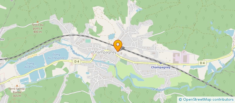 localisation de l'entreprise MONSIEUR JEAN-LUC DEMESY  CHAMPAGNEY