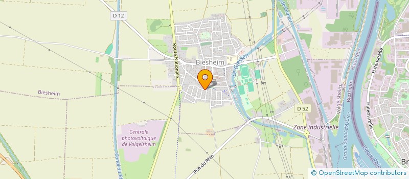localisation de l'entreprise MONSIEUR JEAN-LUC DEPARIS  BIESHEIM
