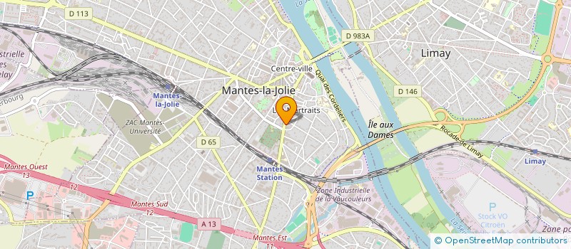 localisation de l'entreprise MONSIEUR JEAN-LUC DESCAVES  MANTES-LA-JOLIE