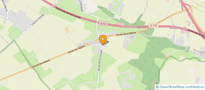 localisation de l'entreprise MONSIEUR JEAN LUC DESCHAMPS  TOUTAINVILLE