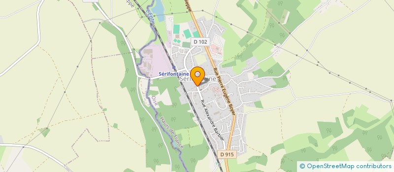 localisation de l'entreprise MONSIEUR JEAN LUC DESCHAMPS  SERIFONTAINE