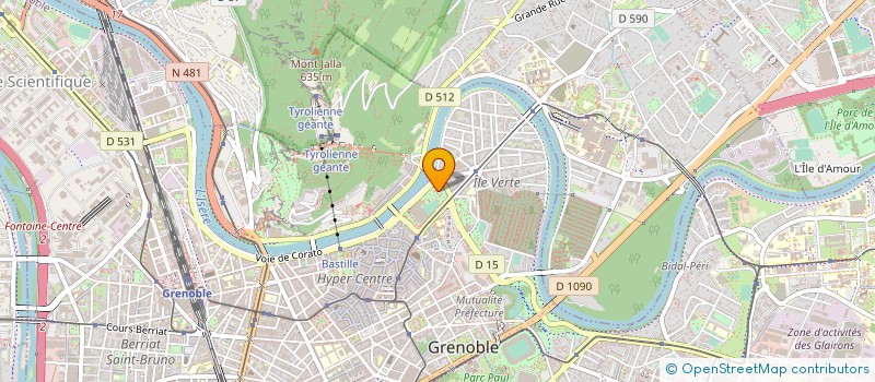 localisation de l'entreprise MONSIEUR JEAN-LUC DESCOTES à GRENOBLE