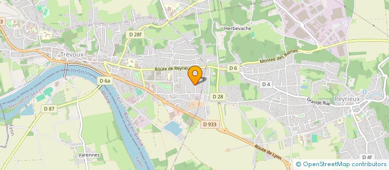 localisation de l'entreprise MONSIEUR JEAN-LUC DESFLACHES à TREVOUX