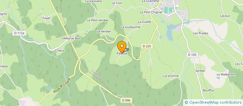 localisation de l'entreprise MONSIEUR JEAN LUC DESMARET  CUNLHAT