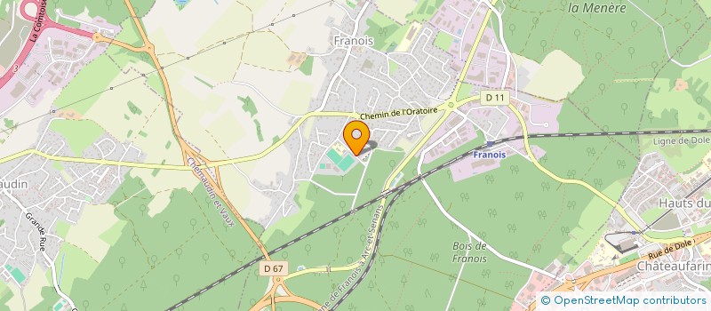 localisation de l'entreprise MONSIEUR JEAN-LUC DEVAUX  FRANOIS