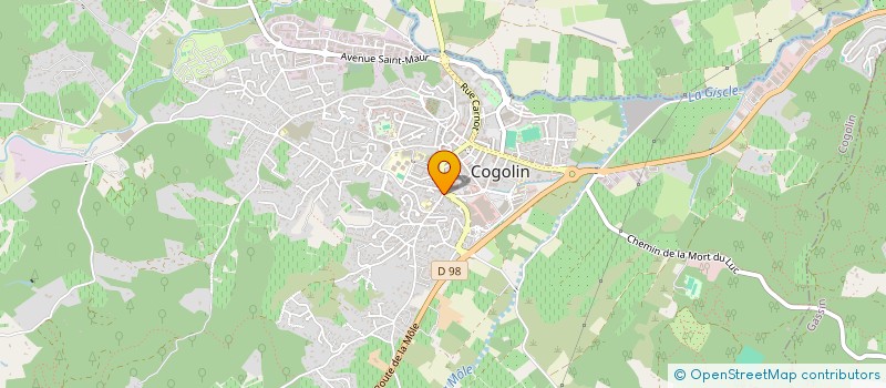 localisation de l'entreprise MONSIEUR JEAN LUC DEVELLENNE à COGOLIN
