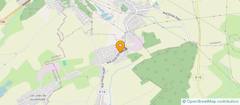 localisation de l'entreprise MONSIEUR JEAN LUC DOLCI  JOUDREVILLE