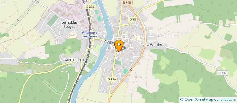 localisation de l'entreprise MONSIEUR JEAN-LUC DOSNON  VILLENEUVE-SUR-YONNE