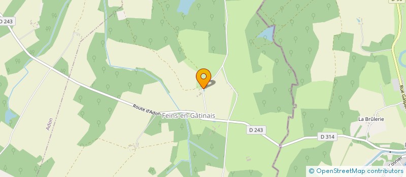 localisation de l'entreprise MONSIEUR JEAN-LUC DOUBRE  FEINS-EN-GATINAIS