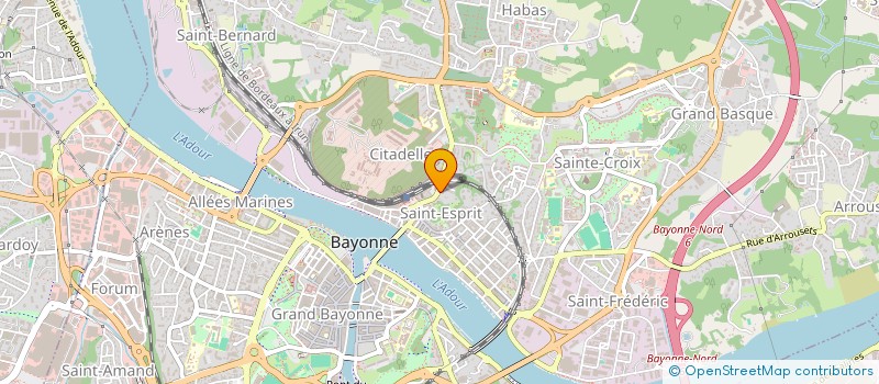 localisation de l'entreprise MONSIEUR JEAN-LUC DU VAL à BAYONNE