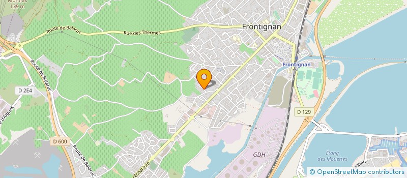 localisation de l'entreprise MONSIEUR JEAN LUC DUBLANEAU à FRONTIGNAN