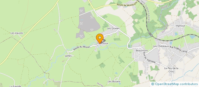 localisation de l'entreprise MONSIEUR JEAN LUC DUFAIX  HURIEL