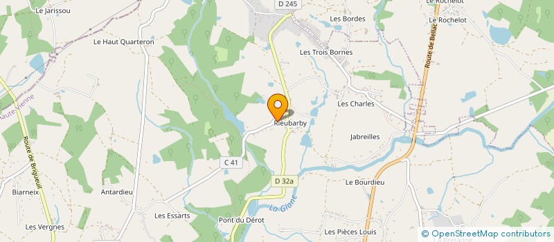 localisation de l'entreprise MONSIEUR JEAN LUC DUFLOT à SAINT-JUNIEN