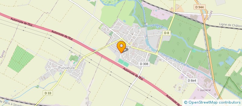 localisation de l'entreprise MONSIEUR JEAN-LUC DUPIN  SILLERY