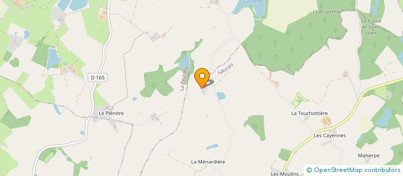 localisation de l'entreprise MONSIEUR JEAN-LUC DUPUIS  SAURAIS