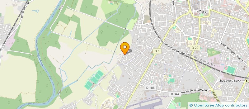 localisation de l'entreprise MONSIEUR JEAN-LUC DUSSARRAT  DAX