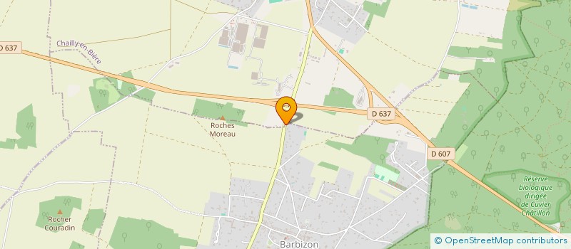 localisation de l'entreprise MONSIEUR JEAN-LUC DUSUEL  BARBIZON