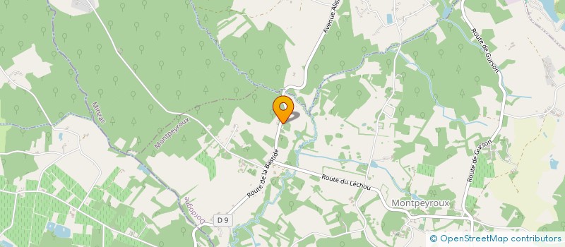 localisation de l'entreprise MONSIEUR JEAN-LUC DUTREUILH  MONTPEYROUX
