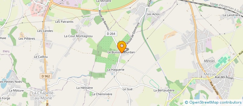 localisation de l'entreprise MONSIEUR JEAN-LUC DUVAL à MESSEI