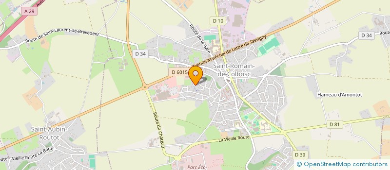 localisation de l'entreprise MONSIEUR JEAN LUC DUVAL à SAINT-ROMAIN-DE-COLBOSC
