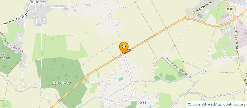 localisation de l'entreprise MONSIEUR JEAN-LUC ELIE  LES MONTS DU ROUMOIS