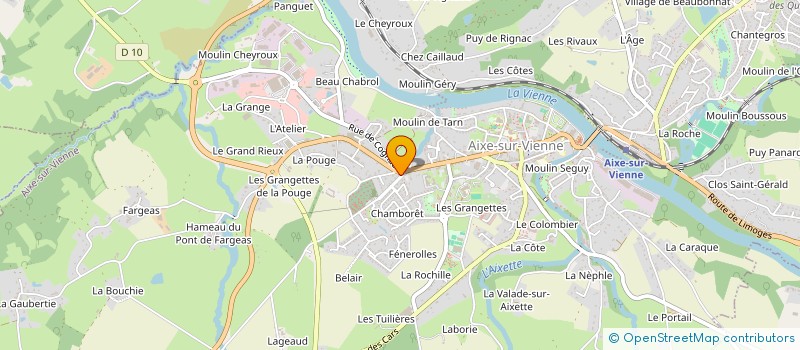 localisation de l'entreprise MONSIEUR JEAN-LUC EMILE GIRAUD  AIXE-SUR-VIENNE