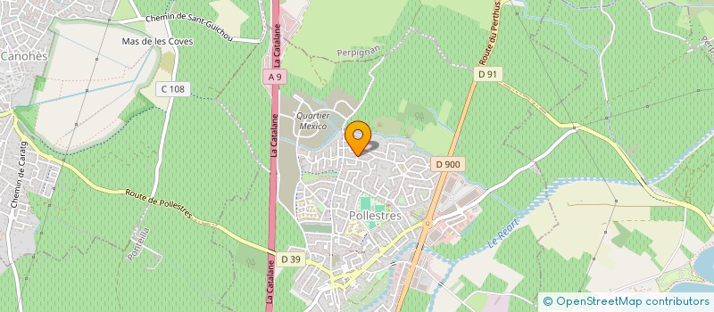 localisation de l'entreprise MONSIEUR JEAN-LUC ENGROVA  POLLESTRES