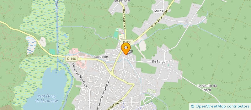 localisation de l'entreprise MONSIEUR JEAN-LUC ERBANI  BISCARROSSE