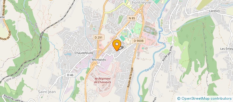 localisation de l'entreprise MONSIEUR JEAN LUC ESPITALLIER  GAP