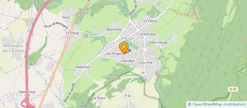 localisation de l'entreprise MONSIEUR JEAN-LUC ESTERMANN à ANNECY