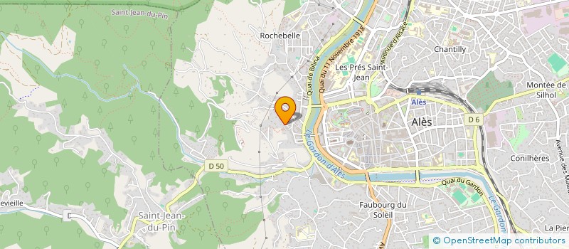 localisation de l'entreprise MONSIEUR JEAN-LUC FABIANI  ALES