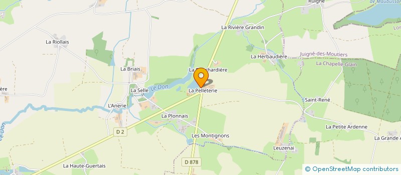 localisation de l'entreprise MONSIEUR JEAN-LUC FAISANT à SAINT-JULIEN-DE-VOUVANTES