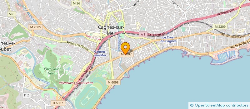 localisation de l'entreprise MONSIEUR JEAN LUC FANTINO à CAGNES-SUR-MER