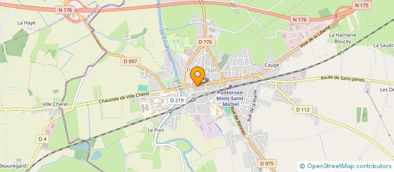 localisation de l'entreprise MONSIEUR JEAN-LUC FARARD  PONTORSON