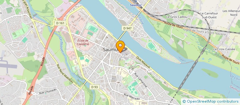 localisation de l'entreprise MONSIEUR JEAN-LUC FARINEAU à SAUMUR