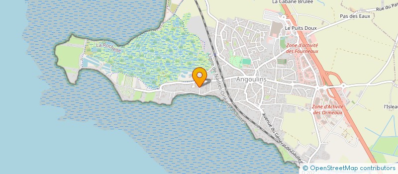 localisation de l'entreprise MONSIEUR JEAN-LUC FAURE  ANGOULINS
