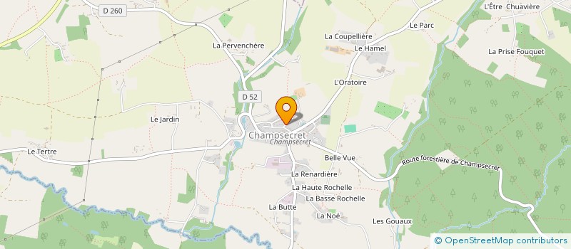 localisation de l'entreprise MONSIEUR JEAN-LUC FAVRIE à CHAMPSECRET