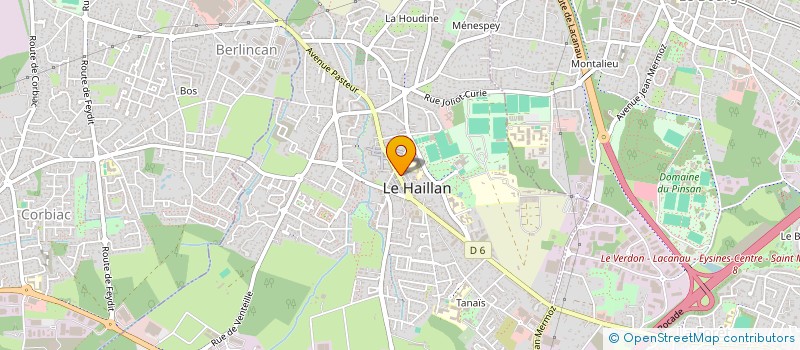 localisation de l'entreprise MONSIEUR JEAN LUC FERNANDEZ  LE HAILLAN