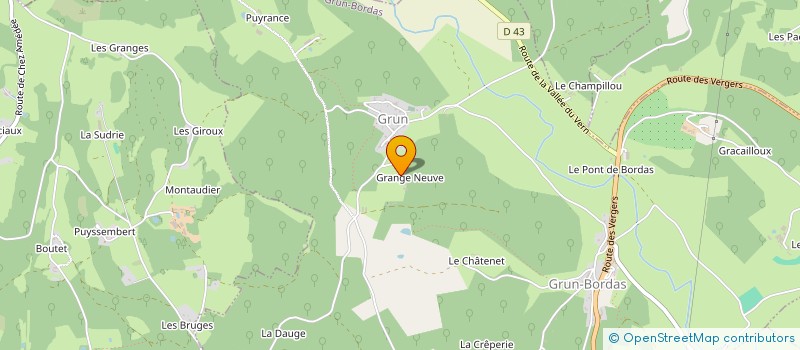 localisation de l'entreprise MONSIEUR JEAN-LUC FERRAND à GRUN-BORDAS