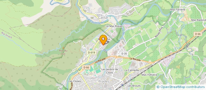 localisation de l'entreprise MONSIEUR JEAN-LUC FEVRIER à PRADES
