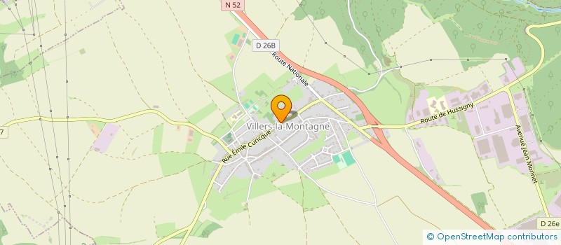 localisation de l'entreprise MONSIEUR JEAN-LUC FIORAMONTI  VILLERS-LA-MONTAGNE