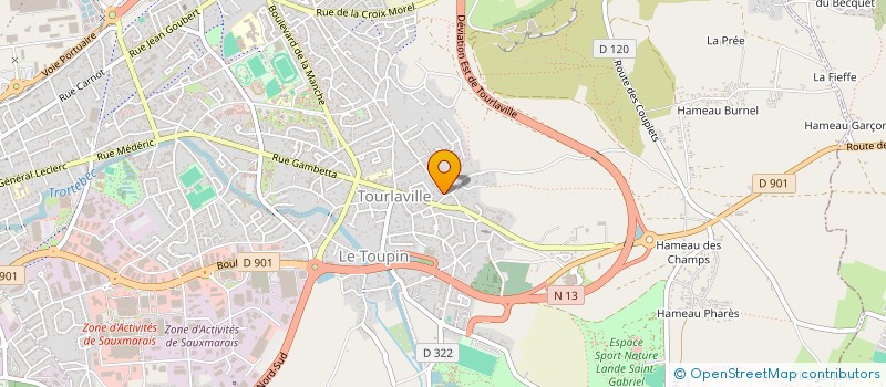 localisation de l'entreprise MONSIEUR JEAN-LUC FONTAINE  CHERBOURG-EN-COTENTIN