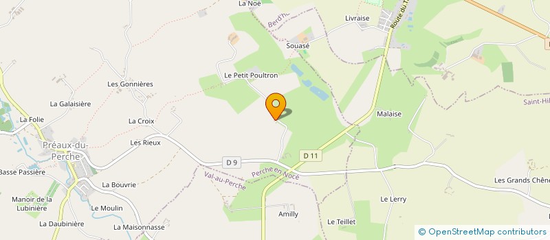 localisation de l'entreprise MONSIEUR JEAN LUC FORCE à PERCHE-EN-NOCE