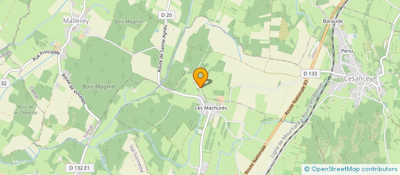 localisation de l'entreprise MONSIEUR JEAN-LUC FOREST  SAINTE-AGNES