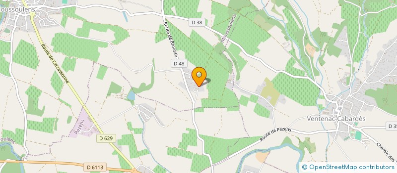 localisation de l'entreprise MONSIEUR JEAN-LUC FORT  MOUSSOULENS