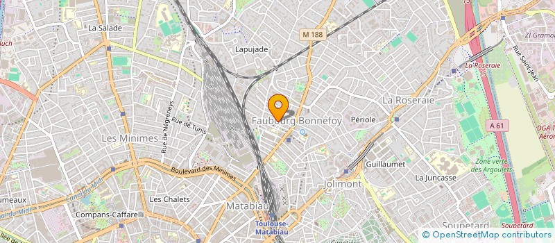 localisation de l'entreprise MONSIEUR JEAN-LUC FOUILLAC à TOULOUSE