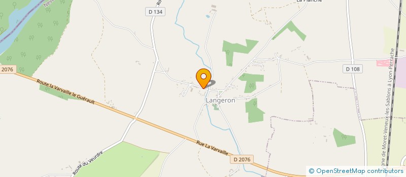 localisation de l'entreprise MONSIEUR JEAN-LUC FOUILLADE  LANGERON