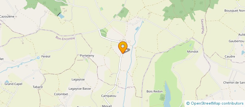 localisation de l'entreprise MONSIEUR JEAN LUC FOURNIE  SAINT ANTOINE DE FICALBA